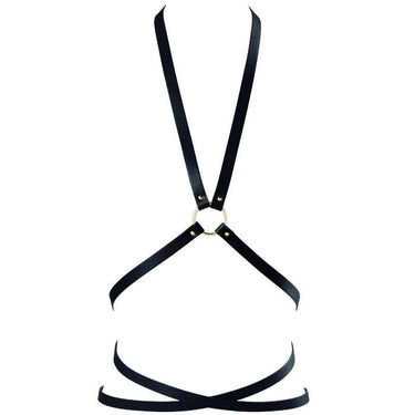Imbracatura Noir Maze Vegana Elegante per Look Seducenti